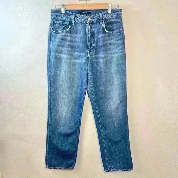 J Brand Women’s Ivy High Rise Straight Crop Jeans in Entice Size 27 - Picture 2 of 12